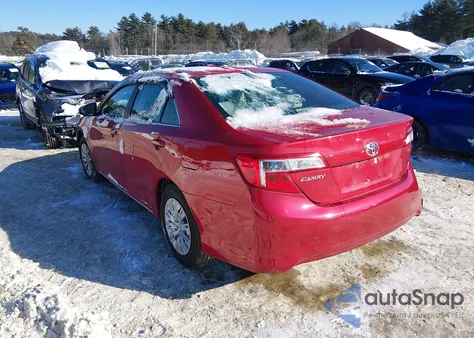 2012 Toyota Camry Le from USA, damaged, VIN 4T1BF1FK7CU624909